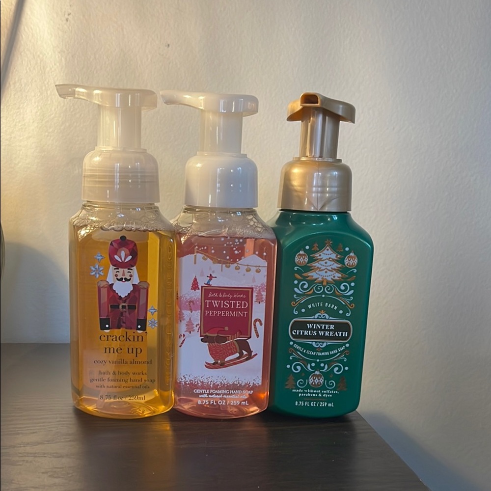 Bath & Body Works Bath Accessories Set in Green and Red